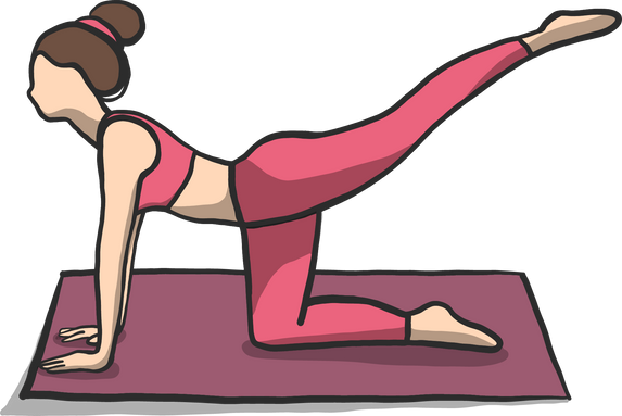 Woman Practicing Yoga
